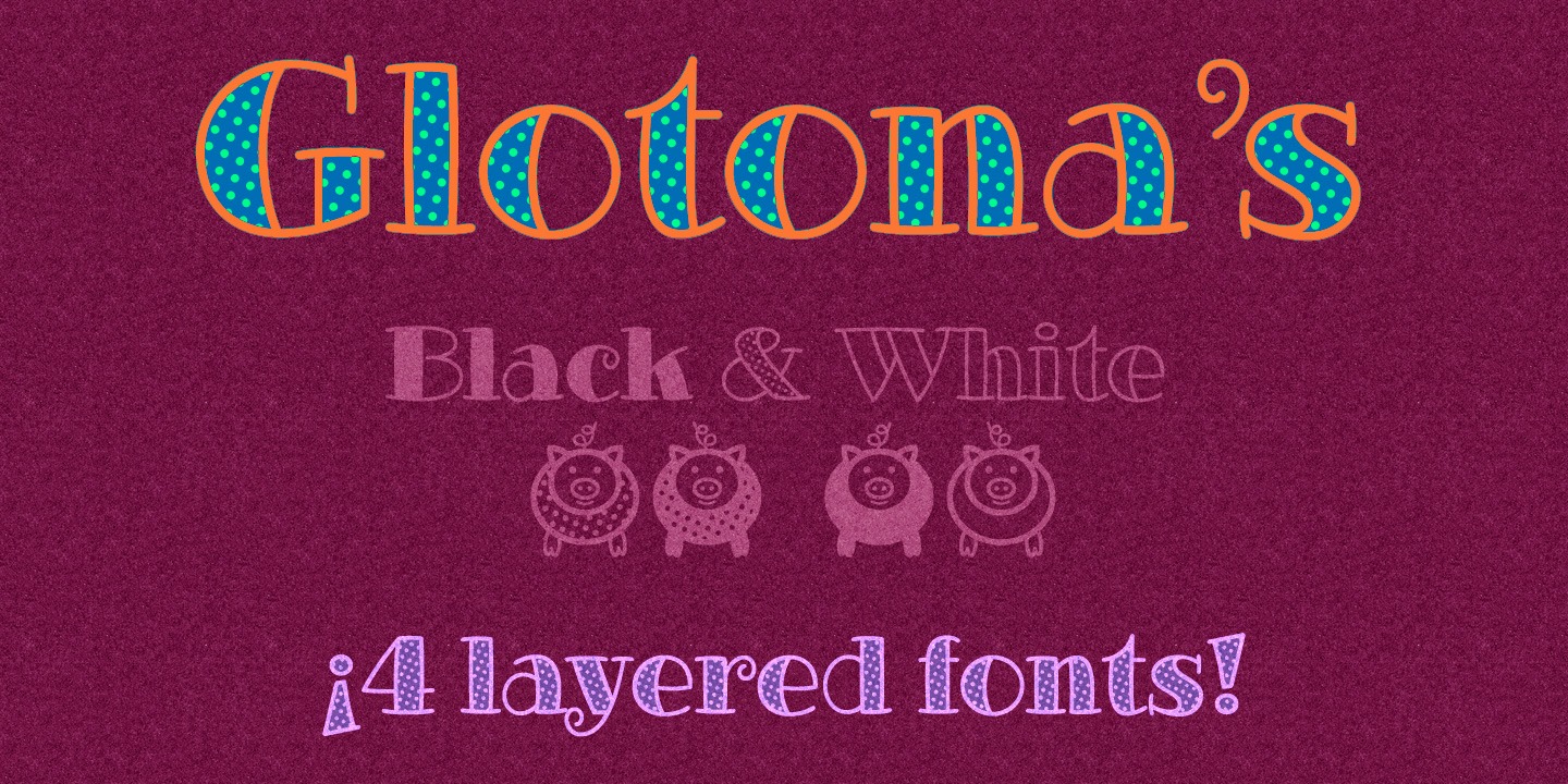Example font Glotona #8
